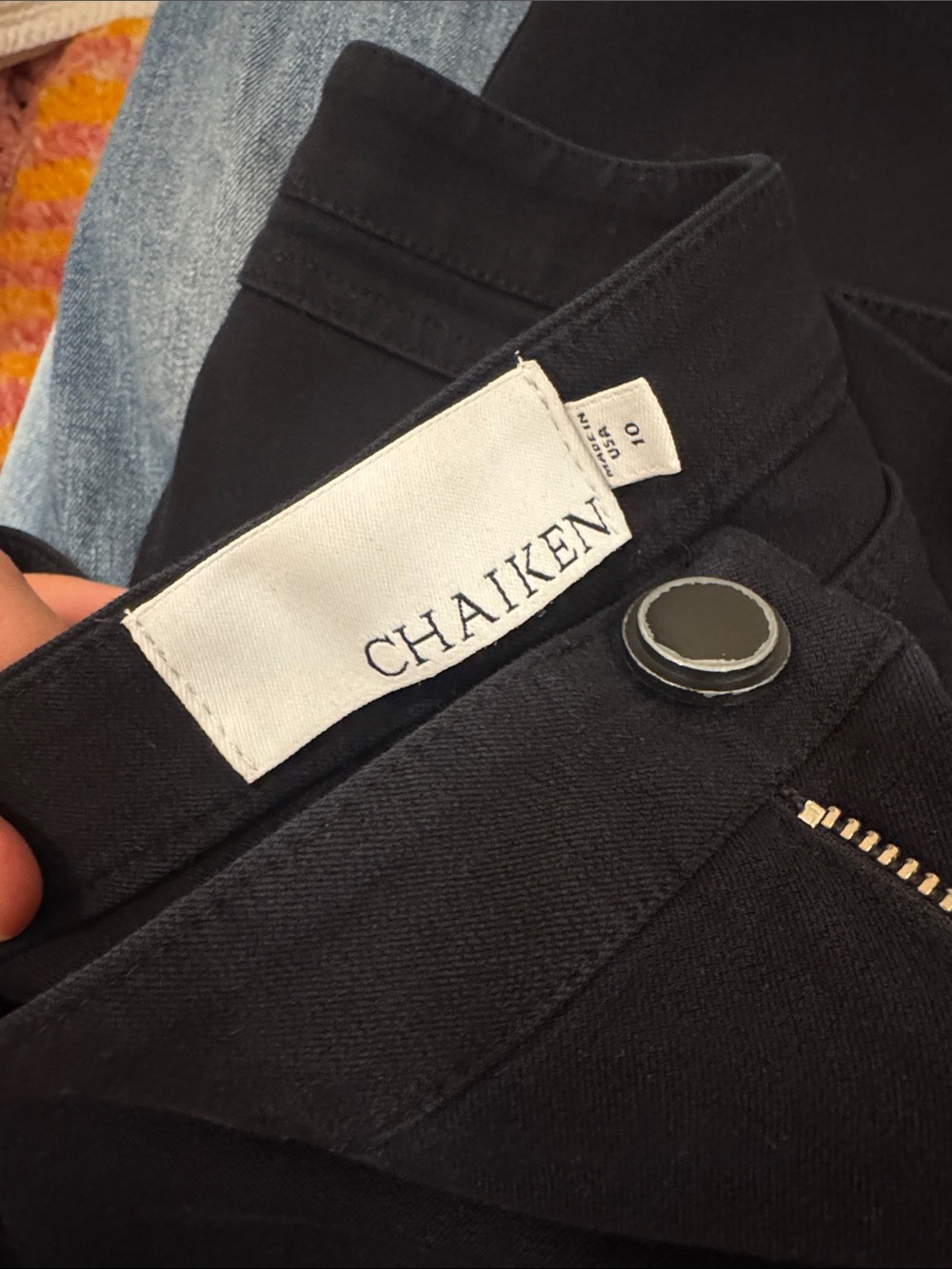 Chaiken Women's Black Jeggings - Sleek High-Rise Fit